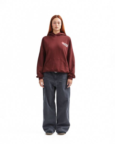Cold Culture Astro Hoodie Red | 46897-JKDL