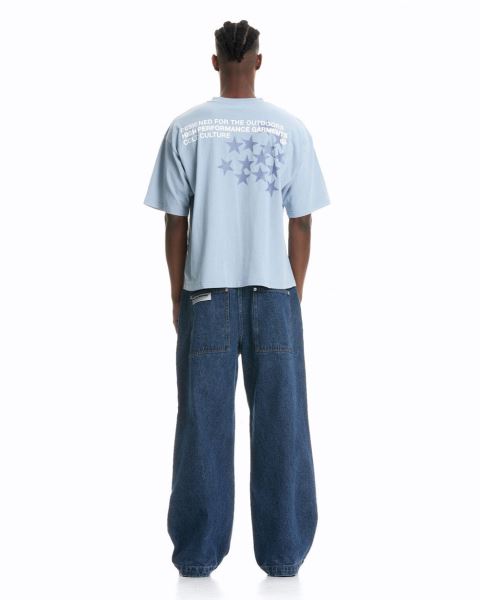 Cold Culture Astro T Shirt Blue | 24378-ULTZ