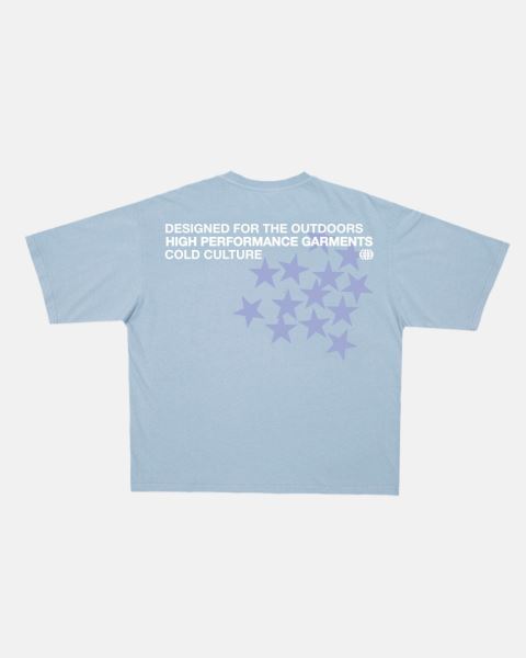 Cold Culture Astro T Shirt Blue | 24378-ULTZ