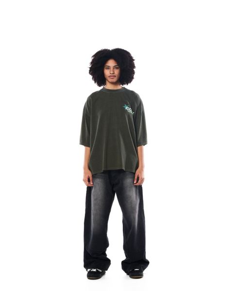 Cold Culture Astro T Shirt Dark Green | 19863-CQKB