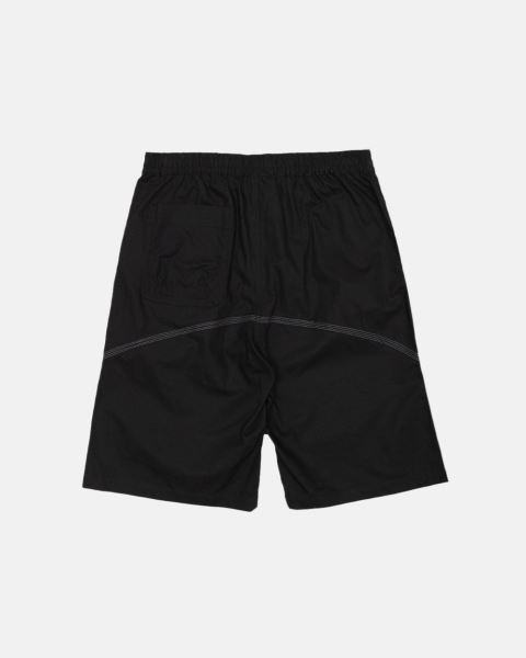 Cold Culture Baggy Ripstop Shorts Black | 25730-HKQA