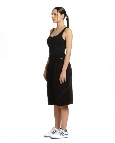 Cold Culture Baggy Ripstop Shorts Black | 25730-HKQA