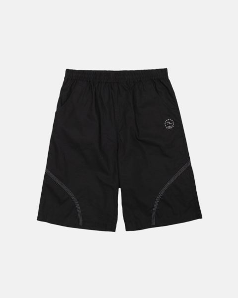 Cold Culture Baggy Ripstop Shorts Black | 25730-HKQA