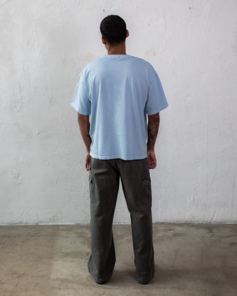 Cold Culture Base T Shirt Blue | 23864-CQWL
