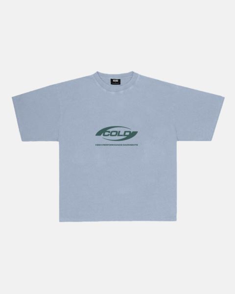 Cold Culture Base T Shirt Blue | 23864-CQWL