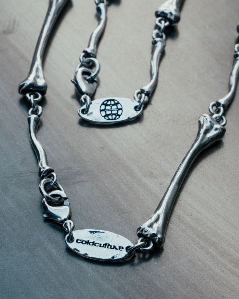 Cold Culture Bones Necklace Jewelry Silver Yellow | 94752-BIOM