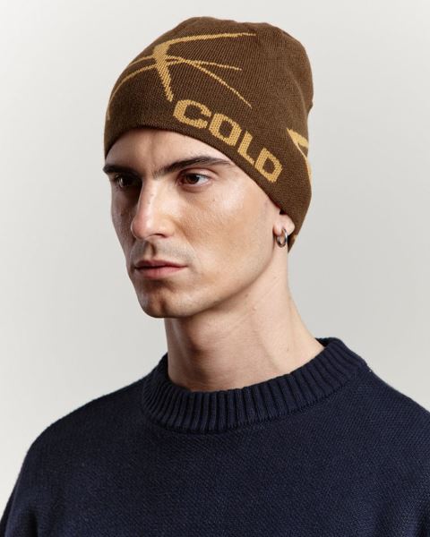 Cold Culture Brambles Beanie Dark Gold | 92570-GSWM