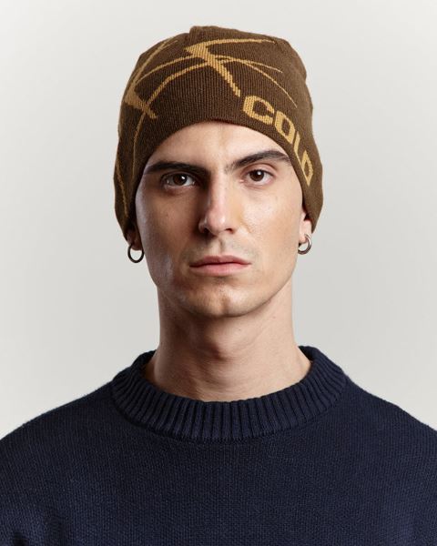 Cold Culture Brambles Beanie Dark Gold | 92570-GSWM