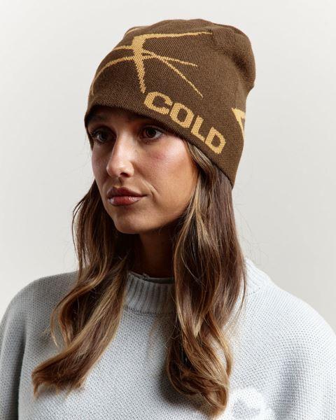 Cold Culture Brambles Beanie Dark Gold | 92570-GSWM