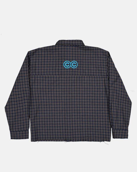 Cold Culture Brick Lane Shirt Dark Red Blue | 19624-FMOS