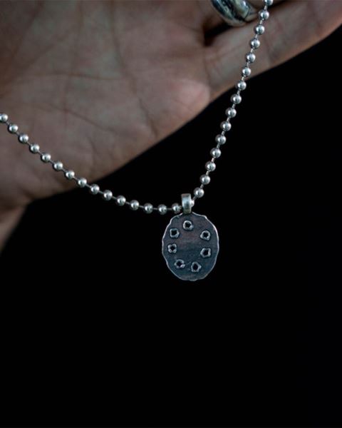 Cold Culture Bullet Necklace Jewelry Silver Brown | 45802-DZCI