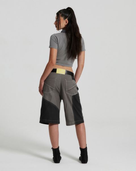 Cold Culture Butterfly V2 Shorts Grey / Black Blue | 45072-SVDT