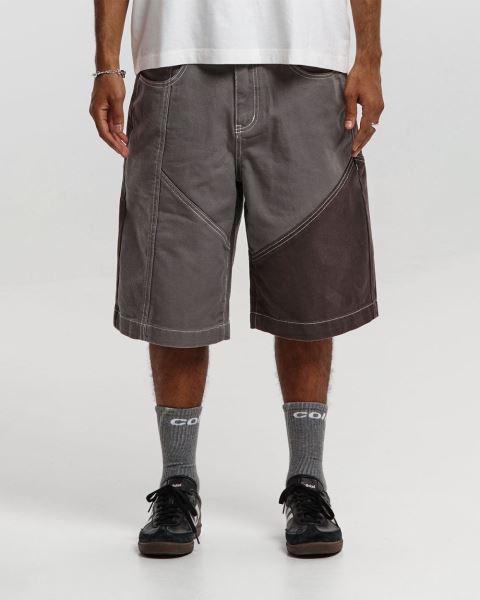 Cold Culture Butterfly V2 Shorts Grey / Black Blue | 45072-SVDT
