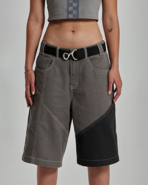 Cold Culture Butterfly V2 Shorts Grey / Black Blue | 45072-SVDT