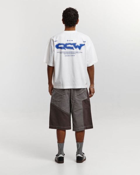 Cold Culture Butterfly V2 Shorts Grey / Black Blue | 45072-SVDT