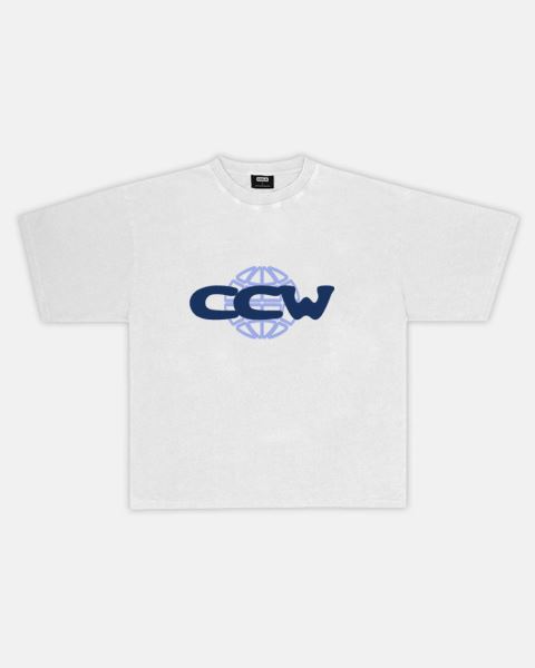 Cold Culture Ccw World T Shirt White | 79385-NJFM