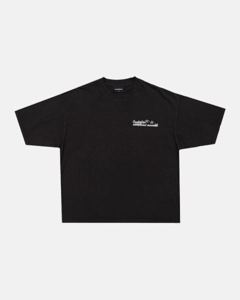 Cold Culture Cinema T Shirt Black | 01326-WORQ
