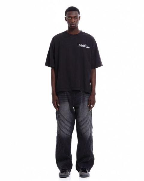 Cold Culture Cinema T Shirt Black | 01326-WORQ