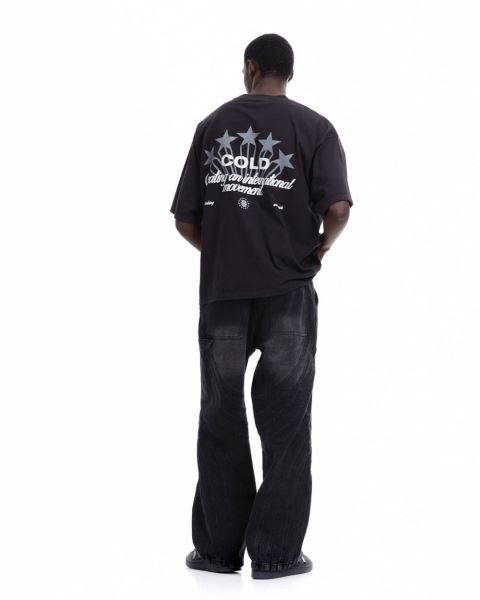 Cold Culture Cinema T Shirt Black | 01326-WORQ