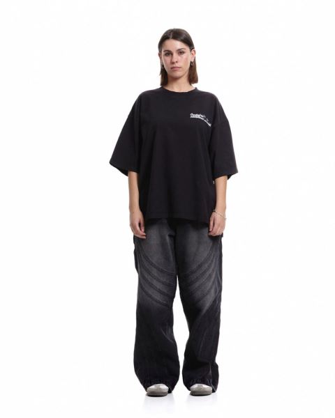 Cold Culture Cinema T Shirt Black | 01326-WORQ