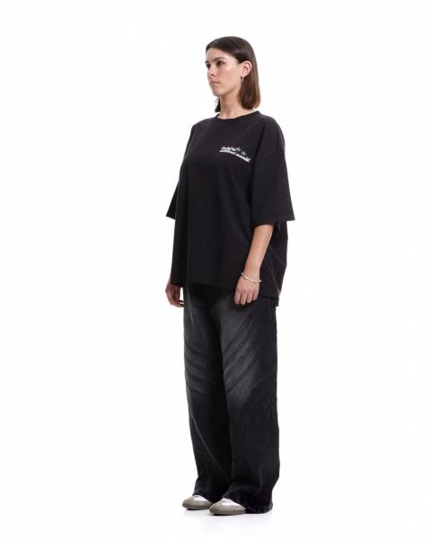 Cold Culture Cinema T Shirt Black | 01326-WORQ