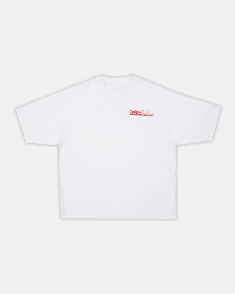 Cold Culture Cinema T Shirt White | 52897-TWUR