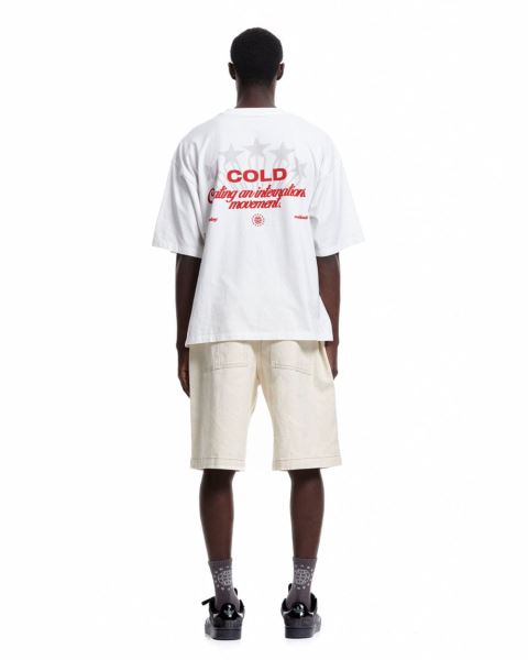 Cold Culture Cinema T Shirt White | 52897-TWUR