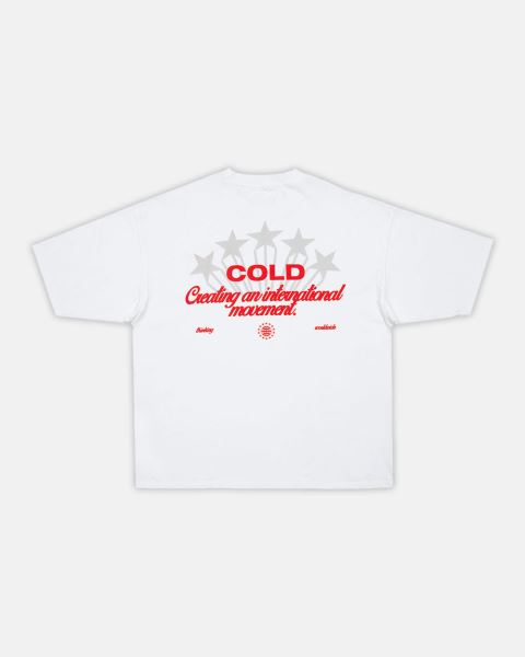 Cold Culture Cinema T Shirt White | 52897-TWUR