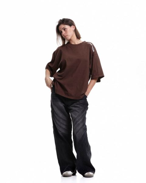 Cold Culture Circular Dance T Shirt Orange | 56493-ZCRM