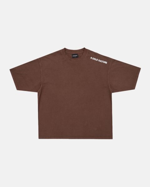 Cold Culture Circular Dance T Shirt Orange | 56493-ZCRM
