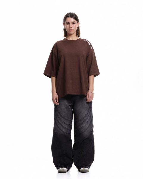 Cold Culture Circular Dance T Shirt Orange | 56493-ZCRM