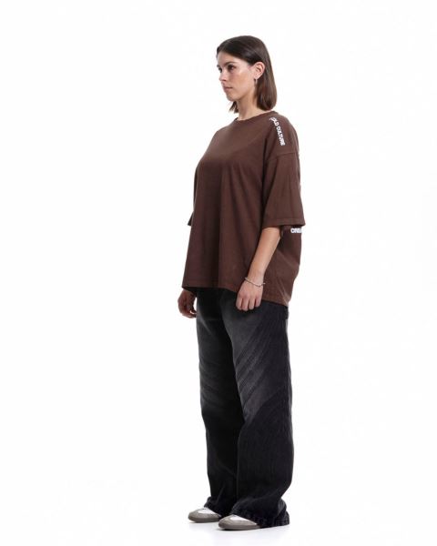 Cold Culture Circular Dance T Shirt Orange | 56493-ZCRM