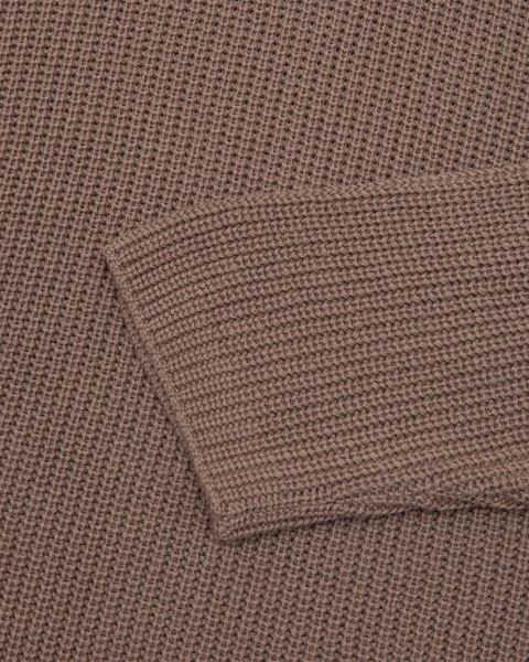 Cold Culture Claim Ribbed Knitwear Grey Brown | 36910-TBMC