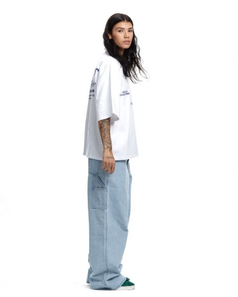 Cold Culture Clash T Shirt White | 50271-OEWG