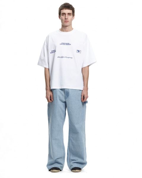 Cold Culture Clash T Shirt White | 50271-OEWG