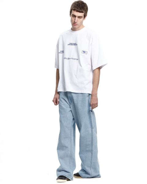 Cold Culture Clash T Shirt White | 50271-OEWG