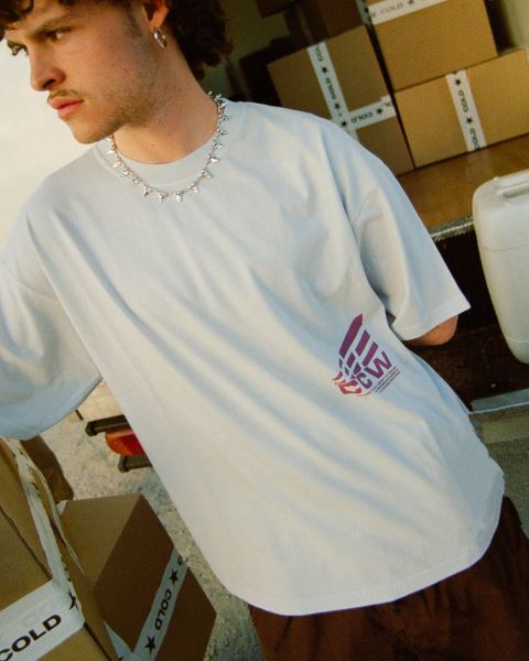 Cold Culture Cliff T Shirt Grey | 58742-NOCW