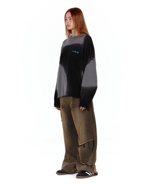 Cold Culture Cloudy Knitwear Black | 70532-BKNU