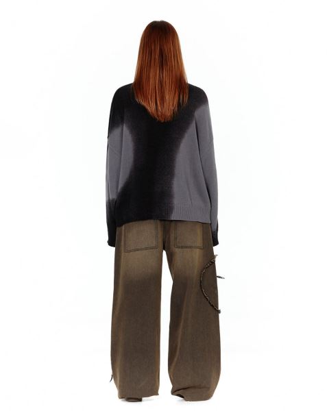 Cold Culture Cloudy Knitwear Black | 70532-BKNU