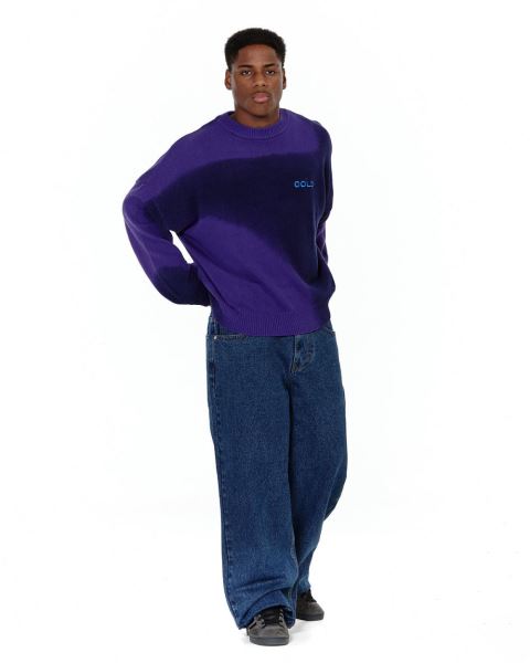 Cold Culture Cloudy Knitwear Blue | 49516-UMOZ