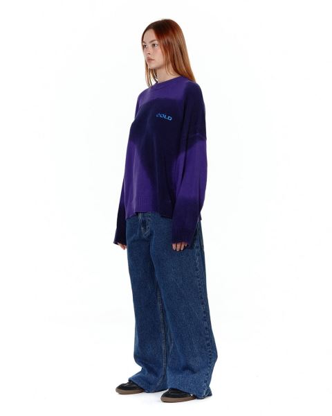 Cold Culture Cloudy Knitwear Blue | 49516-UMOZ