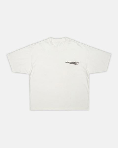 Cold Culture Cobra T Shirt White | 60518-VFXQ