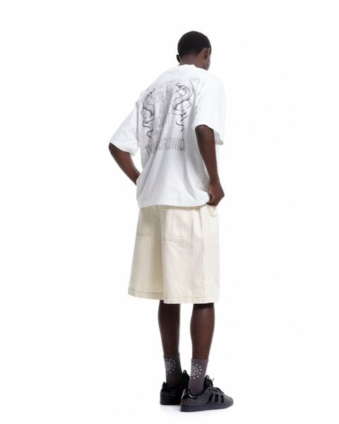 Cold Culture Cobra T Shirt White | 60518-VFXQ