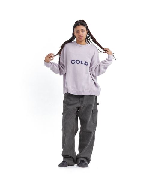 Cold Culture Cold Cargo Knitwear Purple | 93016-LIME