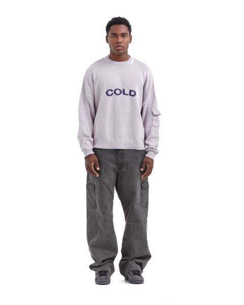 Cold Culture Cold Cargo Knitwear Purple | 93016-LIME