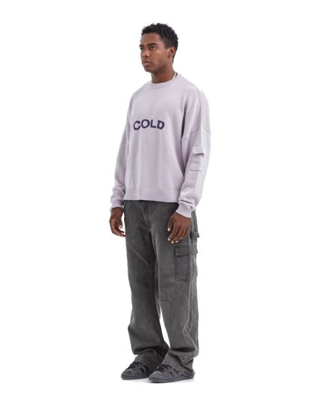 Cold Culture Cold Cargo Knitwear Purple | 93016-LIME