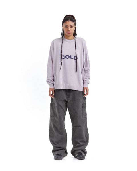 Cold Culture Cold Cargo Knitwear Purple | 93016-LIME