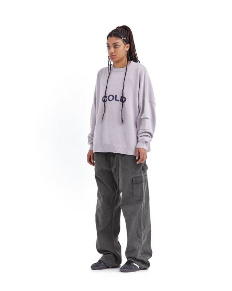 Cold Culture Cold Cargo Knitwear Purple | 93016-LIME