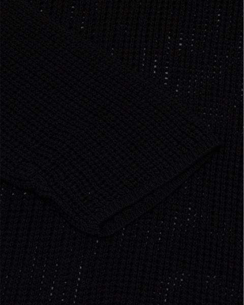 Cold Culture Cold Open Knitwear Black | 64813-RPHK