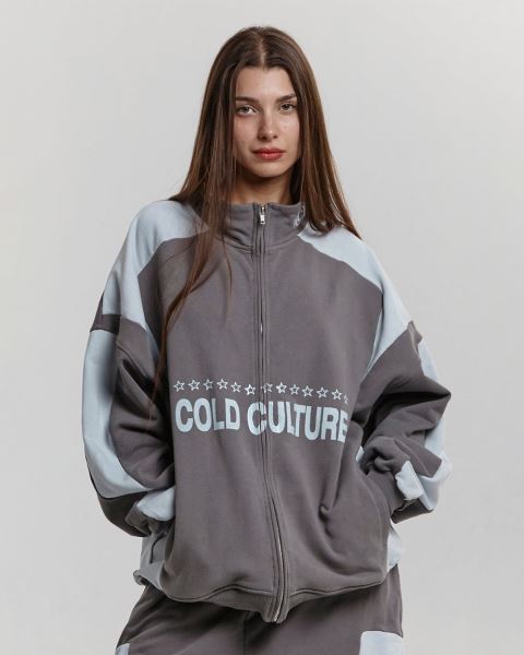 Cold Culture Cold Team Jacket Grey | 17209-NWHC
